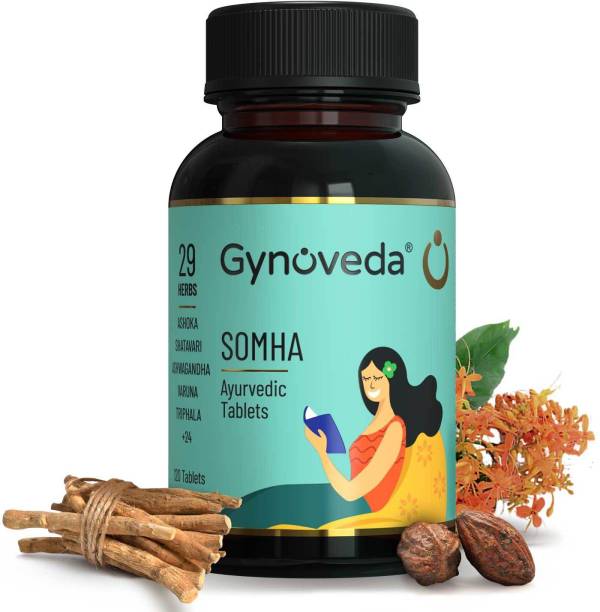 Gynoveda White Discharge Vaginal Itching Infection Smell. SOMA Ayurvedic Pills. 1 month pack. No more use of intimate wash pantyliner antibiotics