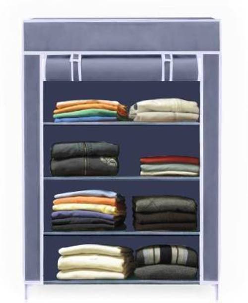 Home Reserve Carbon Steel Collapsible Wardrobe