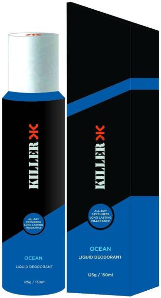 KILLER Ocean Deodorant Deodorant Spray  -  For Men & Women
