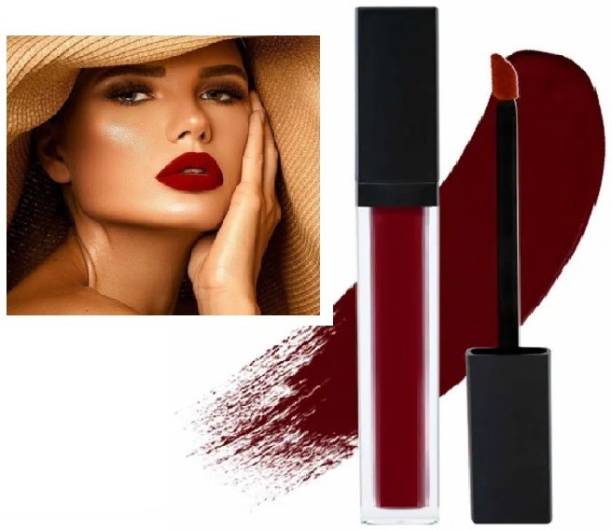 GULGLOW Pro Matte Me Lipstick, Long Stay Lipstick Non Transfer Maroon Lipstick