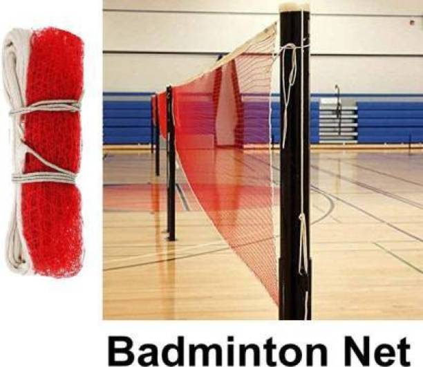 Benstar Badmintion Net Size 22 X 2.5 Feet Two Side Tape Badminton Net (Red) Badminton Net