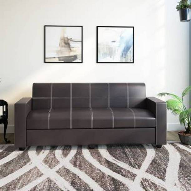 Chilli Billi Leatherette 3 Seater  Sofa