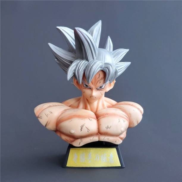 Tinion Dragon Ball Goku Bust (silver hair) Action figur...