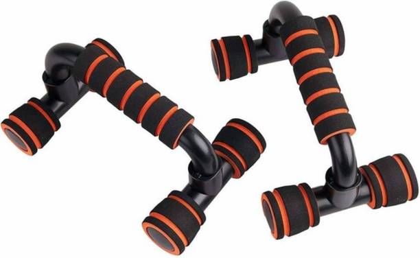 MAHAKALFITNESS Strong Steel Pushup Stands with Comfortable Foam Grip and Non-Slip Bars Push-up Bar