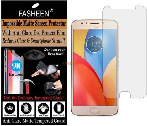Fasheen Tempered Glass Guard for MOTOROLA MOTO E4 PLUS XT 1775 (Matte Finish)