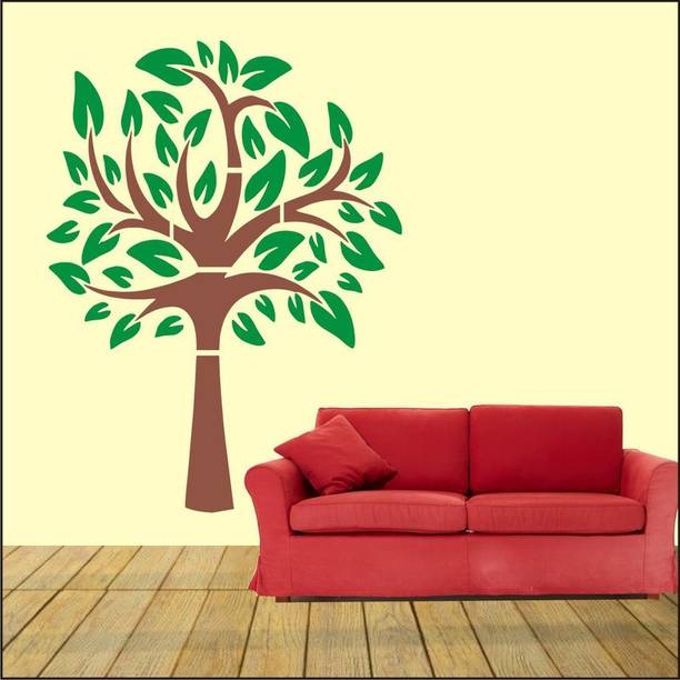 Decowall "Modern Art for Wall Design" Stencil for DIY Painting in Plastic Sheet dw296 DIY Painting Stencil