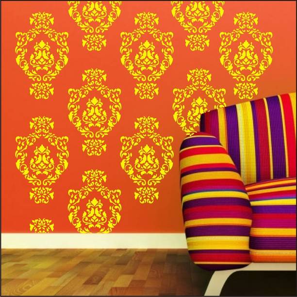 Decowall "Da-mask Design" Stencil for DIY Painting in Plastic Sheet DW456 DIY Painting Stencil