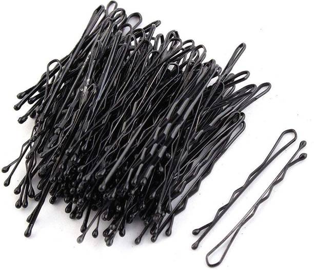 Tia Crafts Black Metal Hair Clips Bobby Pins Hair Styling Pins for Women Girls - 100 Hair Pin