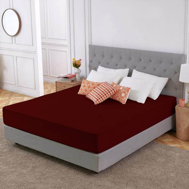 Luxurious Life Single Size Fitted Terry Cotton Stretcha...
