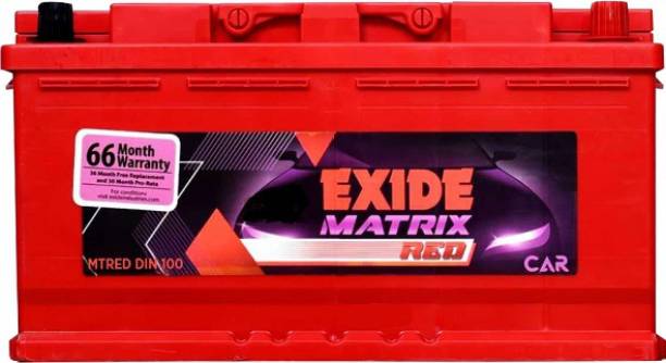 EXIDE MTREDDIN100 100 Ah Battery for Car