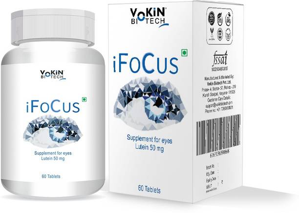 Vokin Biotech iFocus Complete Eye Health Formula To Maintain Healthy Eyes and Good Vision