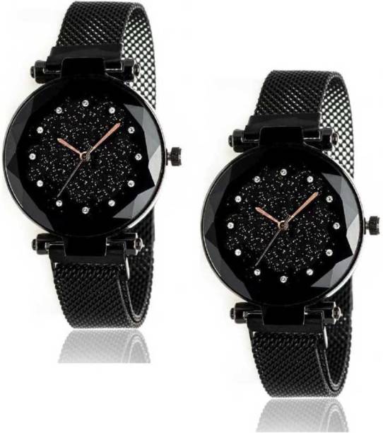 OMXIM Magnet Buckle Starry sky Quartz Watches For girls Magnet Buckle Starry sky Quartz Watches For girls Analog Watch  - For Women