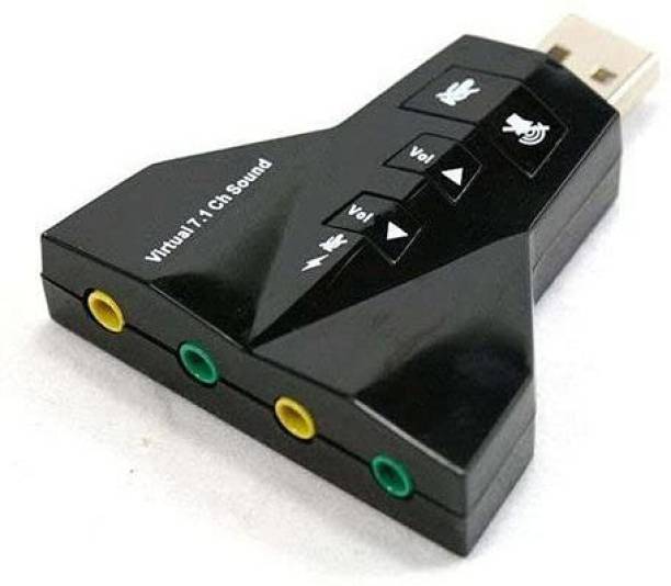 H-its Kabel USB to Sound Aeroplane Sound Card USB 2.0 to Sound 7.1 channel Sound audio Card USB Internal Sound Card