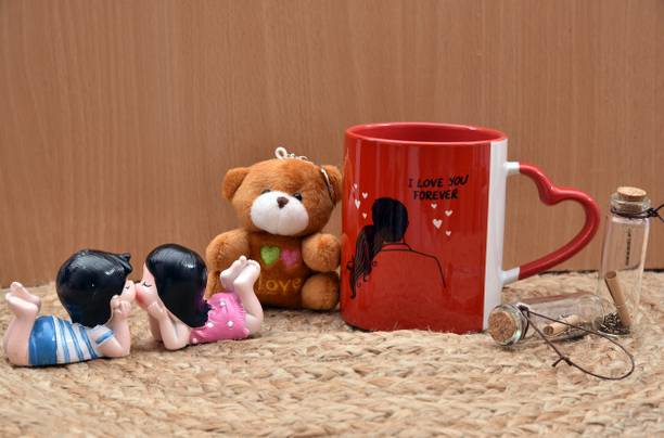 PRIDE STORE Showpiece, Mug, Message Pills, Soft Toy Gift Set