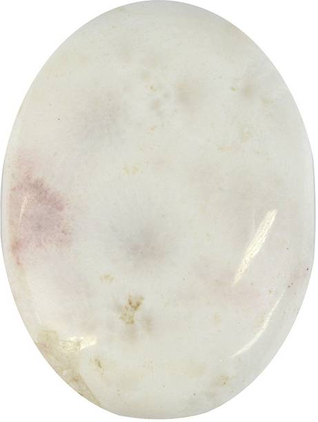 REIKI CRYSTAL PRODUCTS Natural Scolecite Crystal Palm Stone Reiki Healing 80-100gm Approx Decorative Showpiece  -  5 cm