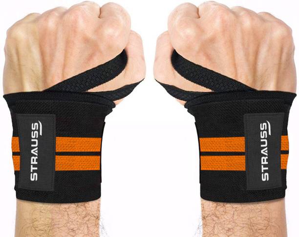 स्ट्रॉस WL Cotton Wrist Support | Wrist Band | Wrist Wrap | Gym Band रिस्ट सपोर्ट