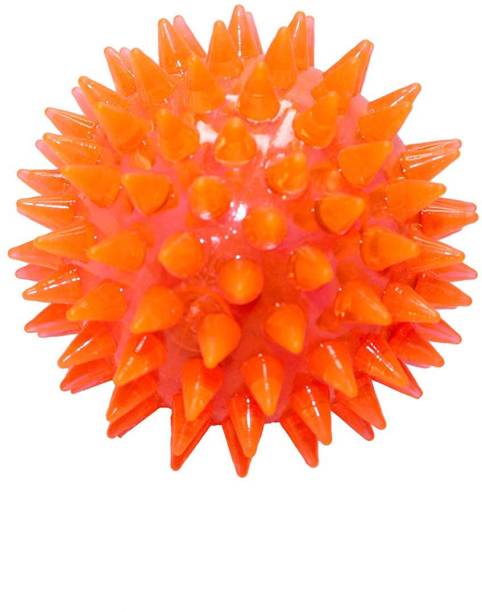 RVM Toys 1 QTY Spike Large Ball W/ LED Lighting Flash & Sound Rubber Light Ball For Kids Crazy Ball