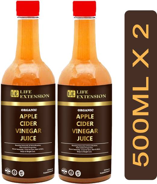 Life Extension Organic Apple Cider Vinegar with mother for weight loss (SA174) Vinegar