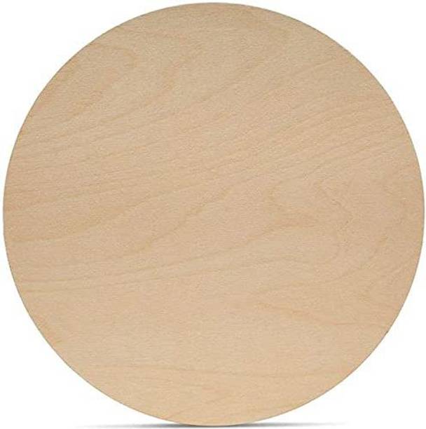 Whittlewud Pack of 3 Wood Circles (10 x 10 inch), 7mm Thickness, Round Wood Cutouts, Birch Wood Veneer