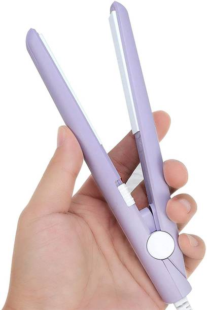 Fireplay Mini Portable Electronic Hair Straightener & Curler Crimper Flats Iron F13 N8006 Mini Hair Straightener Temperature Control Flat Iron Ceramic Crimper G71 Hair Straightener