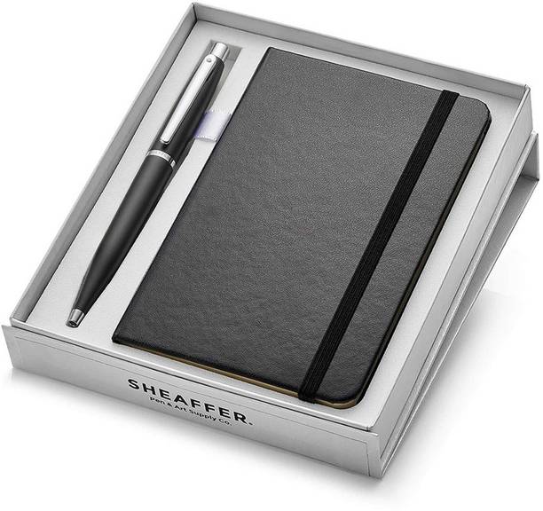 SHEAFFER GIFT GLOSSY BLACK WITH CT BALLPOINT PEN WITH CARD HOLDER Ball Pen