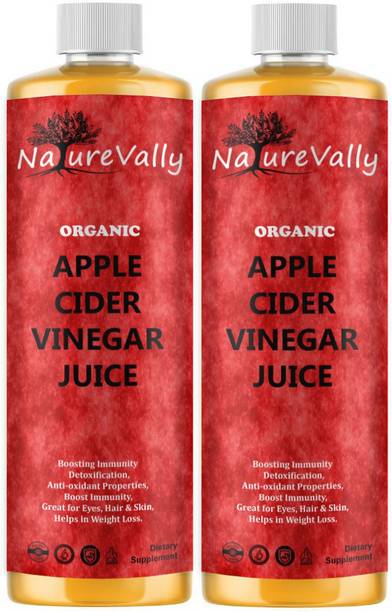 NatureVally Apple Cider Vinegar for Weight Loss with Mother (S29) Natural Vinegar