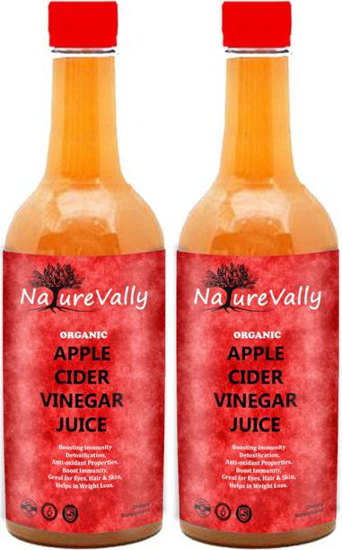 NatureVally Apple Cider Vinegar for Weight Loss with Mother (S25) Premium Vinegar