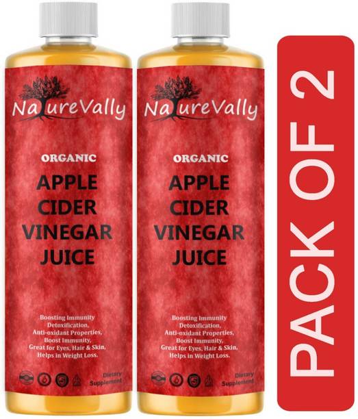 NatureVally Organic Apple Cider Vinegar with mother for weight loss (SA341) Vinegar