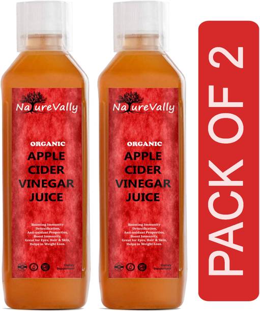 NatureVally Organic Apple Cider Vinegar with mother for weight loss (SA381) Vinegar