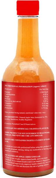 NatureVally Organic Apple Cider Vinegar with mother for weight loss (SA347) Vinegar