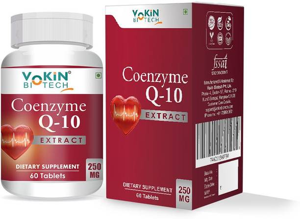 Vokin Biotech Coenzyme Q-10 Rich in Antioxidant, Heart Health & Boosts Energy
