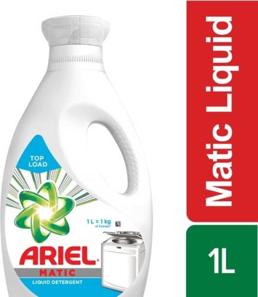 Ariel Matic Top Load Liquid Detergent 1 LTR ( 1 kg ) Detergent Powder 1 L