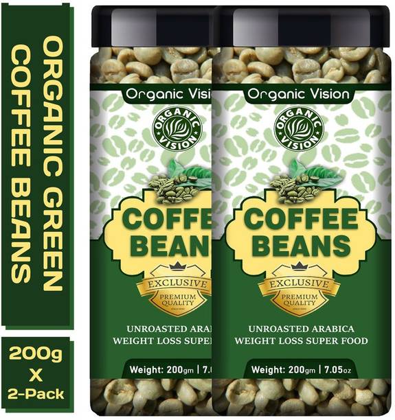 Organic Vision 100% Organic Green Coffee Beans For Detoxification Coffee Beans