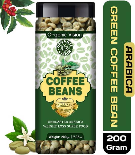 Organic Vision Organic green coffee beans for weight loss 200g Coffee Beans