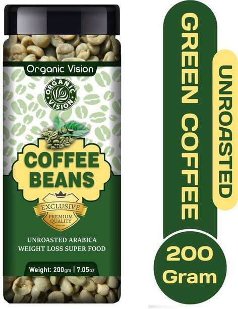 Organic Vision Premium Quality Green Coffee beans For Fat Loss Coffee Beans