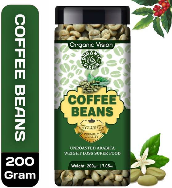 OrganicVison 100% Organic Green Coffee Beans For Detoxification Coffee Beans