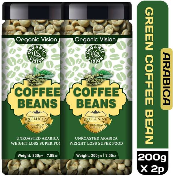 Organic Vision Organic green coffee beans for weight loss 200g Coffee Beans