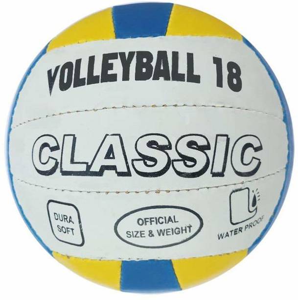 singhals CLASSIC BLUE VOLLEYBALL SIZE 5 FREE NEEDLE Volleyball - Size: 5