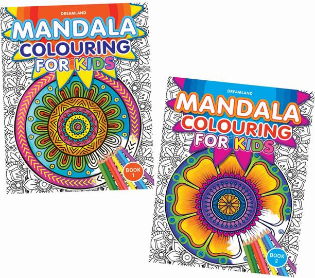 Mandala Colouring For Kids Pack (2 Titles)