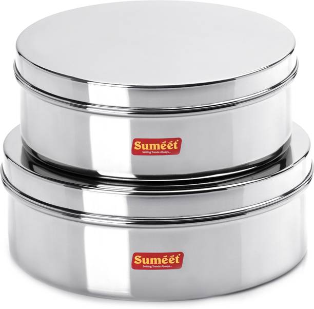 Sumeet Steel Utility Container  - 2100 ml, 2700 ml