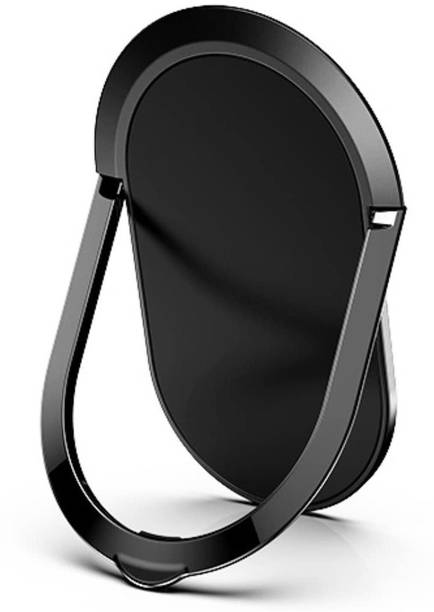 befunky Super Thin Metal Mobile Phone Finger Ring All Phones/Tablets (Black) Mobile Holder
