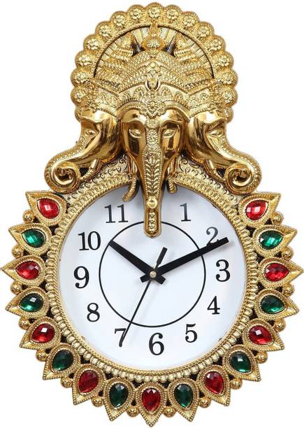Harmoso एनालॉग 24 cm X 34 cm दीवार घड़ी