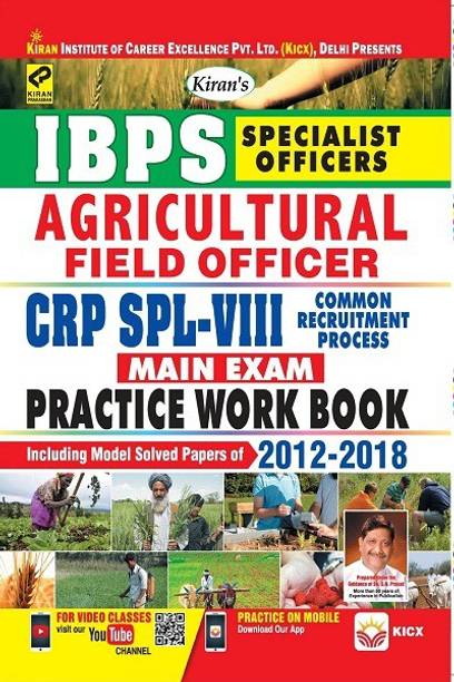 Kiran’s Ibps ‘’so” Agricultural Field Officer Crp Spl- Viii , Main Exam Pwb – English-2407