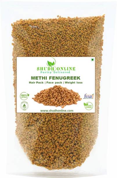 Shudh Online Fenugreek Seeds, Whole Methi Dana Seeds (Menthulu, Mathi, Vendayam, Mathi Dana)