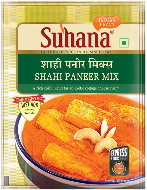 SUHANA Shahi Paneer Spice Mix 50g Pouch - Pack of 4