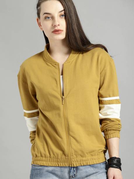Women Full Sleeve Solid Sweatshirt