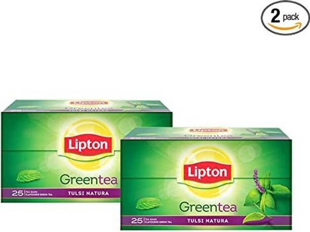 लिप्टन तुलसी ग्रीन टी बैग डिब्बा