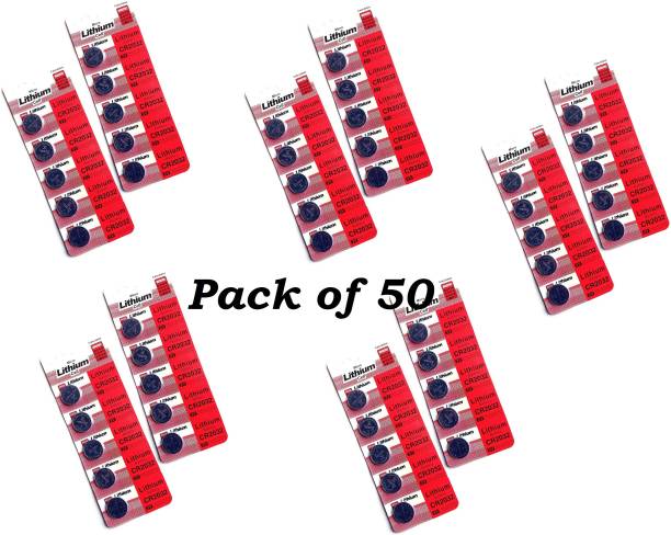 geeta enterprises (Pack of 50) Micro Lithium cell CR 2032 3V cmos battery  Battery