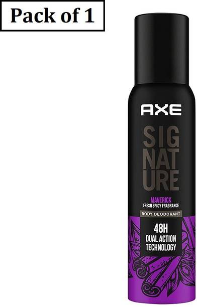 AXE Signature Maverick - 122ml_(Pack of 1) Deodorant Spray  -  For Men