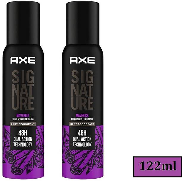 AXE Signature (Maverick) - 122ml Each * 2pcs SM01 Deodorant Spray - For Men
